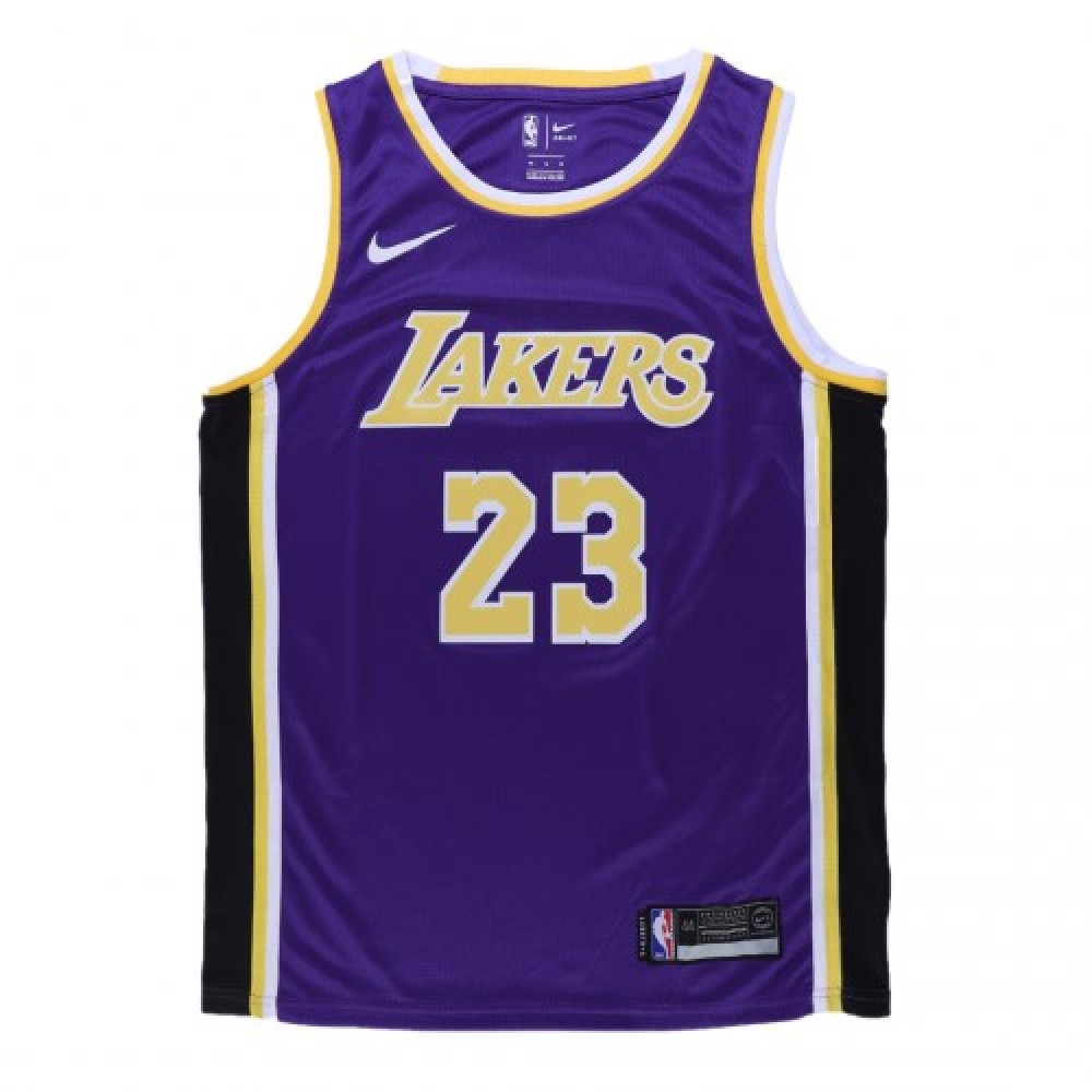 Men's Los Angeles Lakers LeBron James #23 Purple Swingman Jersey - Statement Edition-Pro Kit Vault | Brand New 26/27 Sports Jerseys